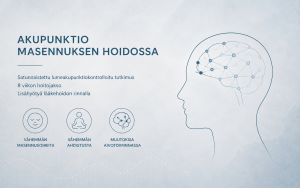 Read more about the article Tutkimus – akupunktio lievitti masennusoireita ja vahvisti etuotsalohkon toimintaa